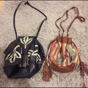 Two bucket bags